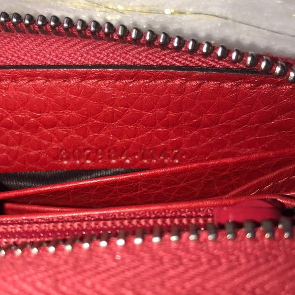 💯%Authentic GUCCI Bamboo Tassel Zip Around Wallet